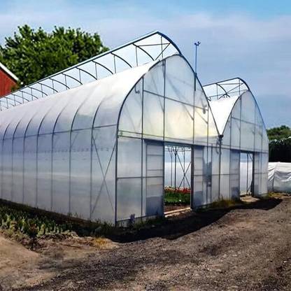 MPL Greenhouse/Poly House Sheet 4.5 Mtr x 10 Meters, Plastic Transparent Sheet Tent - For 200 GSM Multilayer Poly Plastic UV Treated Dust-Proof Waterproof Heavy Duty