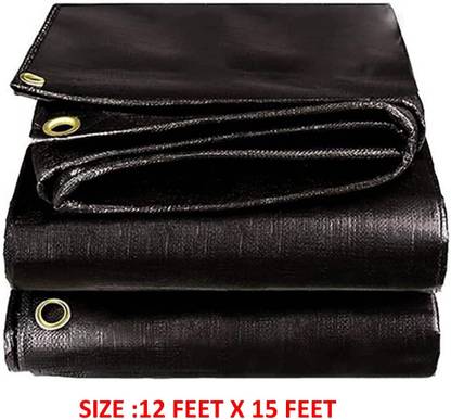 hos TARPAULINE SHEET WATERPROOF COVER Tent - For PROTECT FROM UV RESISTANT,RAIN, 12 FEET X 15 FEET