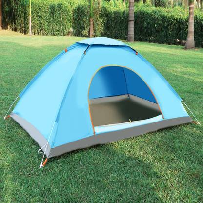 Hacer Camping Tent 210D+170T Fabric Lightweight Backpacking Waterproof Portable Cabin Tent - For For 3 to 4 Persons Suitable for Hiking
