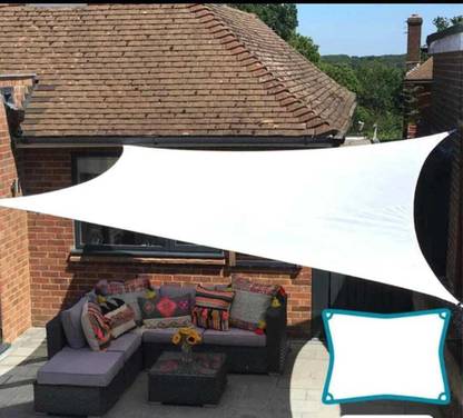 GreenLife SHADE NET Tent - For UV RESISTANT WITH 90% BLOCK SUNLIGHT, ROOFTOP, GARDEN ,BELCONY 9.5 X8 FEET SQUARE