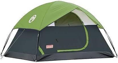 COLEMAN Sundome 6 Person Tent - For 6 Adult, WaterProof Tent, Get Free 2 Coleman BYOT Camping Nightout Event Passes