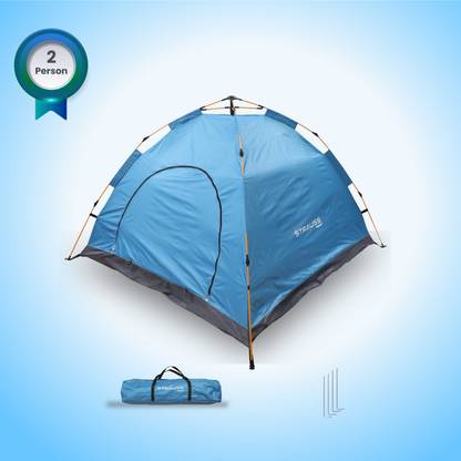 Strauss 2 Person Automatic Camping Tent |Waterproof & Portable | Ideal for Picnic,Hiking Tent - For All Age Group