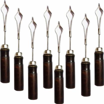 Bello Test Tube Holder with wooden handle for holding test tubes Pack of 8 Test Tube Clamp