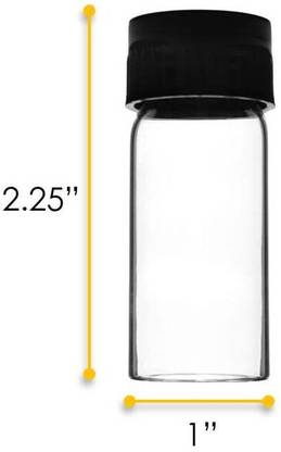 GVSSCO 15 ml Plain Borosilicate Glass Test Tube