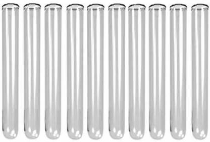 labmart 15 ml Rimmed Borosilicate Glass Test Tube