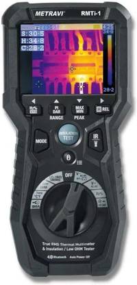 Metravi PRO RMTi-1 Rotating Machine Tester with built-in Thermal Imager Thermal Imager
