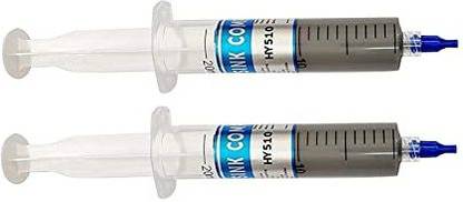 RAREGEAR 30 gm Thermal Grease Paste Heat Sink Compound for CPU and Chipsets ( Pack Of 2) Carbon Based Thermal Paste