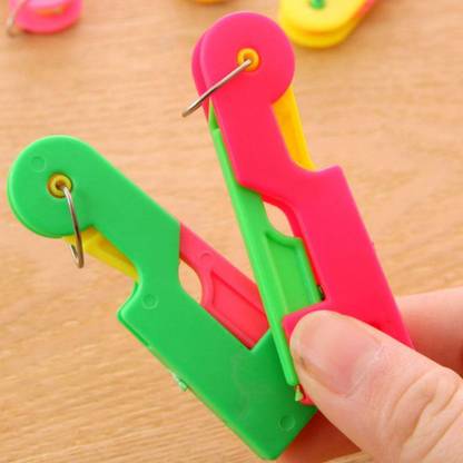 CRAZYABBS Automatic Needle Threading Device for Sewing Machine Thread Pick