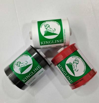 KINGLINE White Black Red Thread