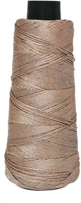 EmbroideryMaterial.com Metallic Embroidery Zari Thread for Embroidery in Rose Gold Color-300 Yard 1 Roll Thread