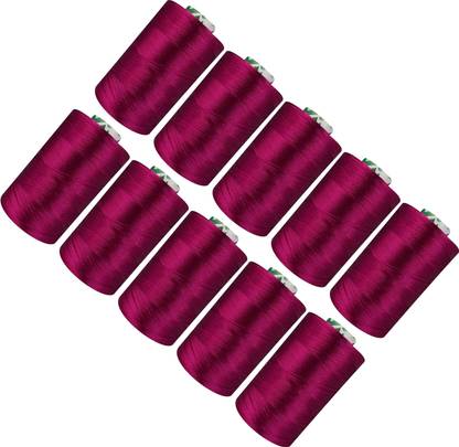 DOMICK Poly Silk Embroidery Threads, Tassel Luster, Jewellery Making Project Rani Thread