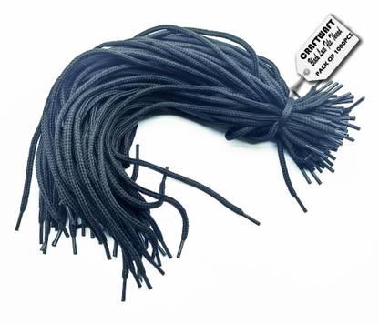 CRAFTWAFT Black 1000Pcs, Multipurpose Black Lace File Thread,Cotton File Thread 15 inch Long Thread