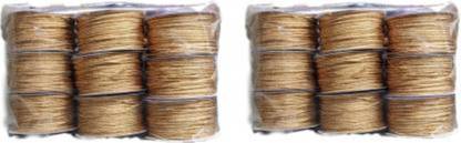 LOOPZE TWISTED CORD Golden colour Premium Quality Threads Thread