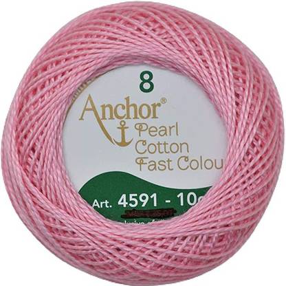 Hunny - Bunch Anchor Mercerised Knitting Pearl Crochet Cotton Thread Yarn (Shade no. 50) Thread