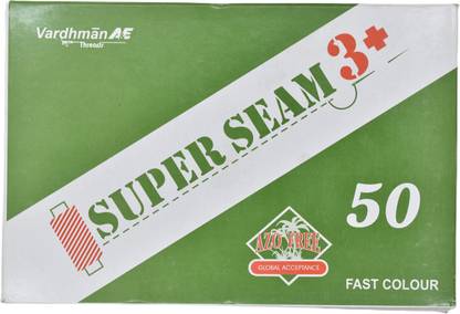 Hunny - Bunch Vardhman RFD AE Super Seam 3 Plus Cotton Sewing Thread 3 Ply Dyeable Off-White Thread