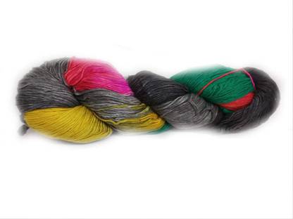 Knitsilk Recycled and Hand-Dyed Silk Roving Worsted Yarn-London Thread