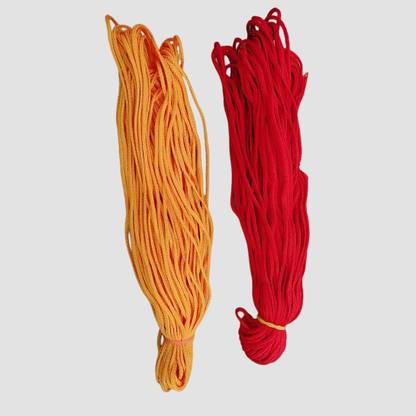 Sankalp Lal Dhaaga-Nazar suraksha-Red Yellow Dhaga-Laal Dora Thread