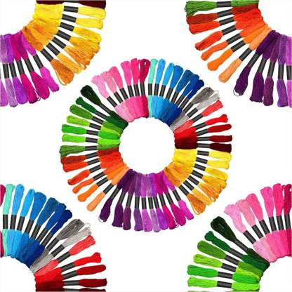 ANWALA MARKA Embroidery Skeins, Basic Shade, 6 Strand Thread