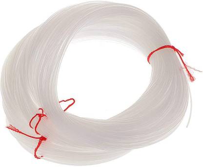 On Blow 0.50 mm Clear Nylon String Fishing Line (Pack of 6 Rings Each Ring 20 Meters) Thread