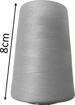 ktl WHITE, 10000 POLY | 10000 METER (2PLY)| USED IN INTERLOCKING AND STICHING PURPOSES Thread