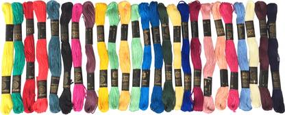 Homeistic Applience Premium Stranded Cotton Threads for Hand Embroidery Skein Craft With Multicolors Thread