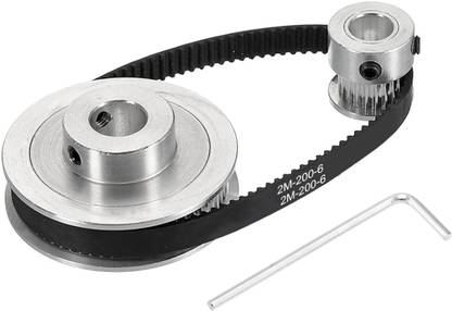 Serplex Synchronous Wheel For 3D Printer Timing Pulley Printer Timing Gear for 3D Print Fitting Connector