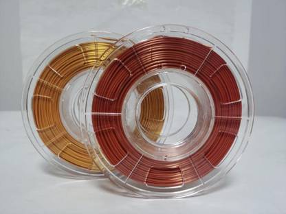 WOL3D Red+Gold PLA Filament Silk PLA Extruder