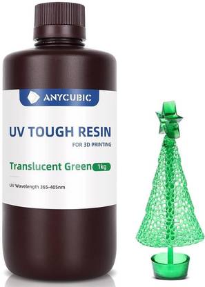 Anycubic Tough Resin (Translucent Green) 1KG Extruder