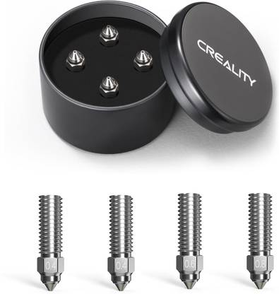 WOL3D Creality Official K1 Nozzle Kit, 4PCS for 3D Printer K1, K1 Max, Ender 3 V3 KE Extruder