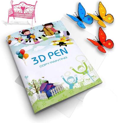 Melt3D 3D Pen Template Books for 3D Drawing 3D Printer Pen