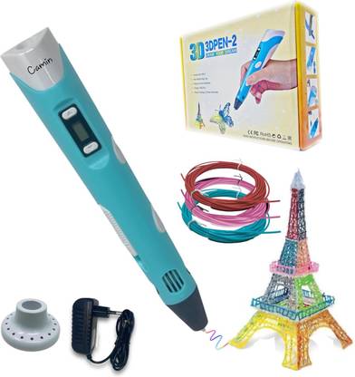 B inik 3D Pen with Adapter for Kids| 3 x 1.75MM PLA Filaments 10m Each 3D Printer Pen