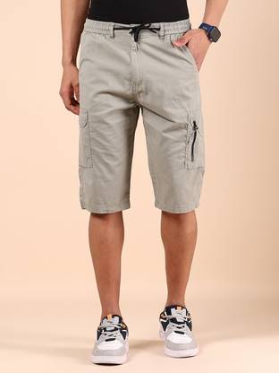 V-MART Solid Men Three Fourths