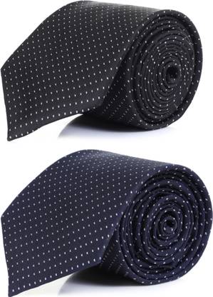 RANDOM STRIPE Woven, Polka Print Tie