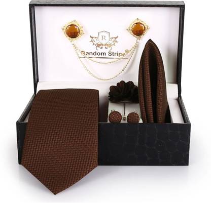 RANDOM STRIPE Self Design, Woven Tie