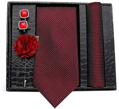 AXLON Silk Cufflink & Tie Pin Set
