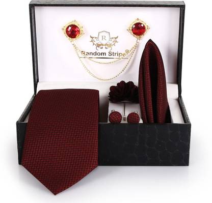 RANDOM STRIPE Self Design, Woven Tie