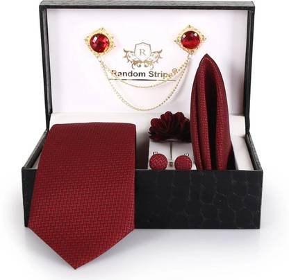 RANDOM STRIPE Self Design, Woven Tie