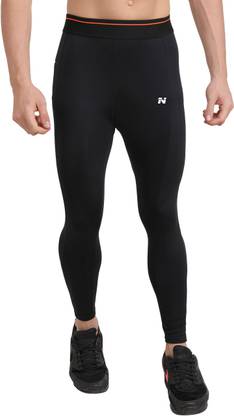 NINQ Mens Running Tights Workout Running Tights for Men Gym Yoga Outdoor Sports Pants Men Compression