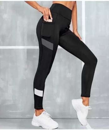Earthjoy Solid Women Black Tights
