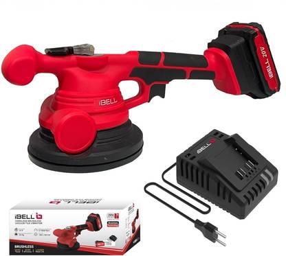 iBELL CT20-60 Cordless Tile Vibration Tool with 2AH Battery and Charger Handheld Tile Cutter