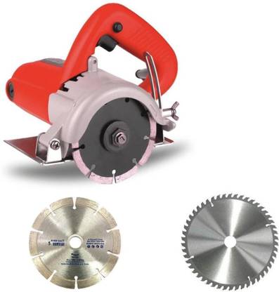 RanPra 4INCH/110MM MARBLE CUTTING MACHINE WITH 1 TCT BLADE AND 1 DIAMOND BLADE Marble Cutter