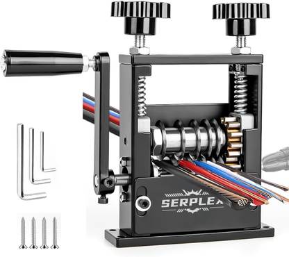 HASTHIP 6 in 1 Cable Stripping Machine with Hand Crank and Drill Operation Manual Cutter