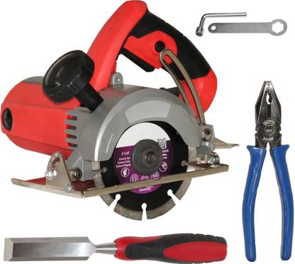 Digital Craft Marble Cutter Machine 125MM,25mm Wood Chisel,8"Inch Combination Plier Marble Cutter