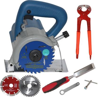 Digital Craft Wood Cutter Saw Machine 110MM,8' Pincer Plier,25mm Wood Chisel Marble Cutter