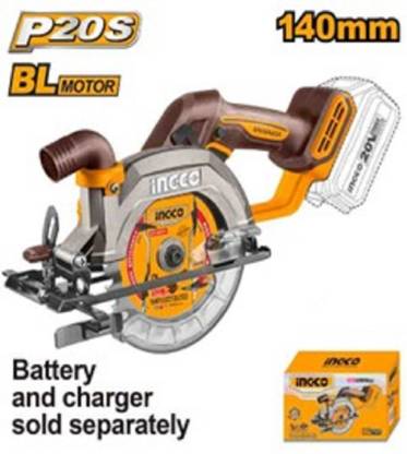 INGCO Lithium-Ion circular saw Brushless motor speed 6300rpm, Blade diameter:140mm Handheld Tile Cutter