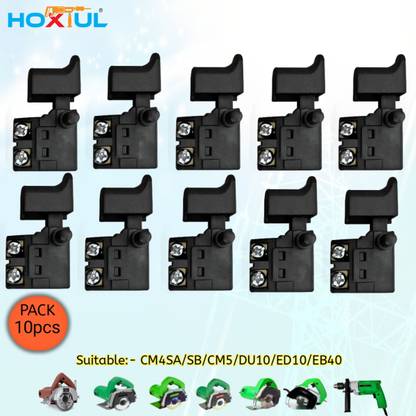 HOXIUL Marble Cutter CM4SA Switch (Pack of 10) Suitable CM4SA/CM5/CM4SB/DU10/ED10 Marble Cutter
