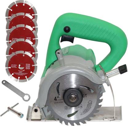 Digital Craft 1400W 110mm Marble Cutting Machine – 14000 RPM 5pc Marble Cutting Blade Handheld Tile Cutter