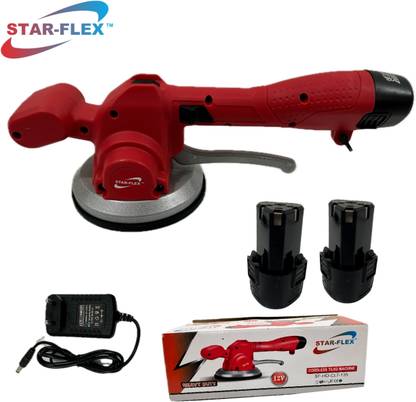STARFLEX M HEAVY DUTY CORDLESS TILED MACHINE, 135 DIA TILES LIFTER & TILES VAIBRATION Handheld Tile Cutter