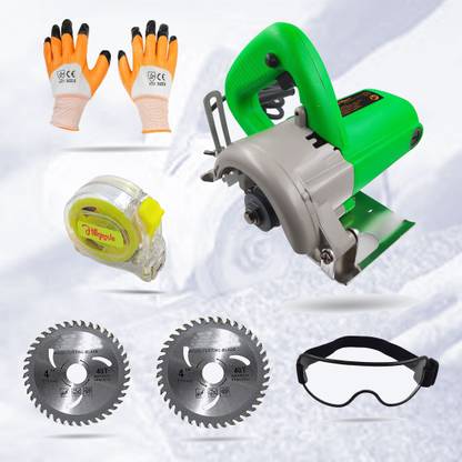 Hillgrove HGCM243M1 Cutting Machine Saw for Tile/Marble/Wood with Googles,Measuring Tape Marble Cutter