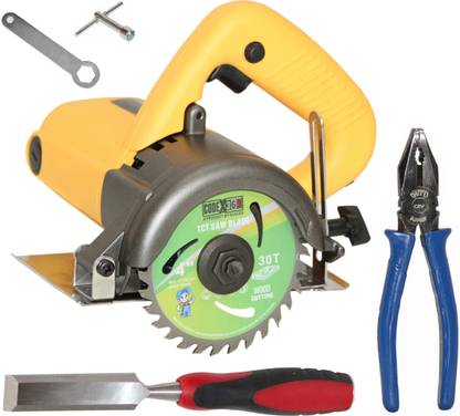 Digital Craft Circular Saw Machine 110MM,25mm Wood Chisel,8"Inch Combination Plier Marble Cutter